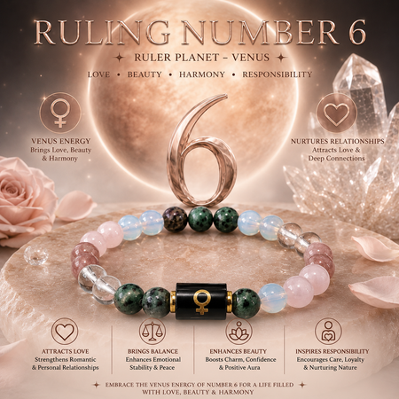 Numero Bracelet – Ruling Number 6 (Venus) - 1