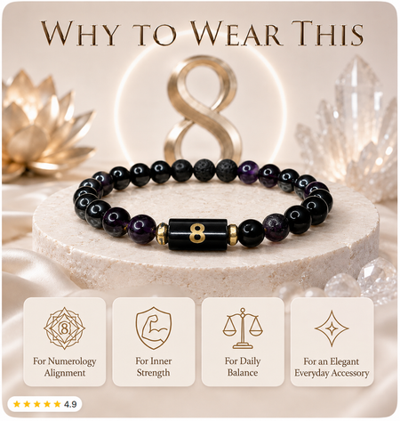 Numero Bracelet – Ruling Number 8 (Saturn) - 3