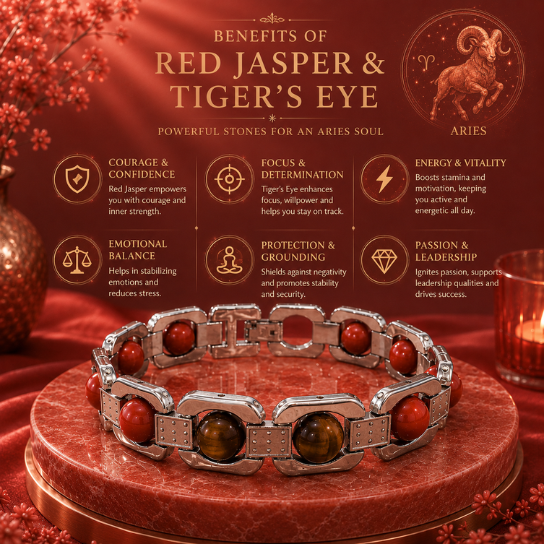 Silver Aries Zodiac Bracelet