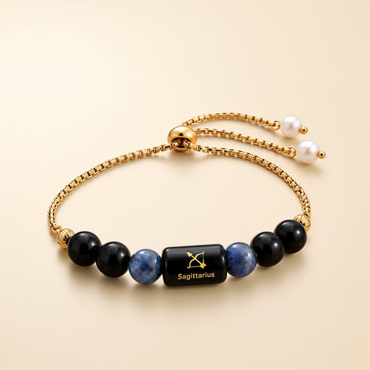 Sagittarius Zodiac Slider Bracelet for Women