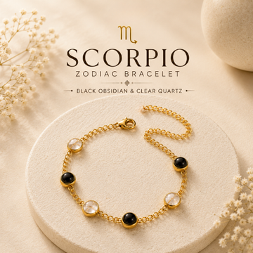 Scorpio Zodiac Gold Bracelet for Women - 2