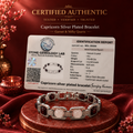 Silver Capricorn Zodiac Bracelet