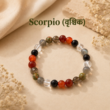 Scorpio Natural Multi Stone Bracelet