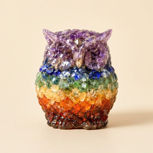 Seven Chakra Owl