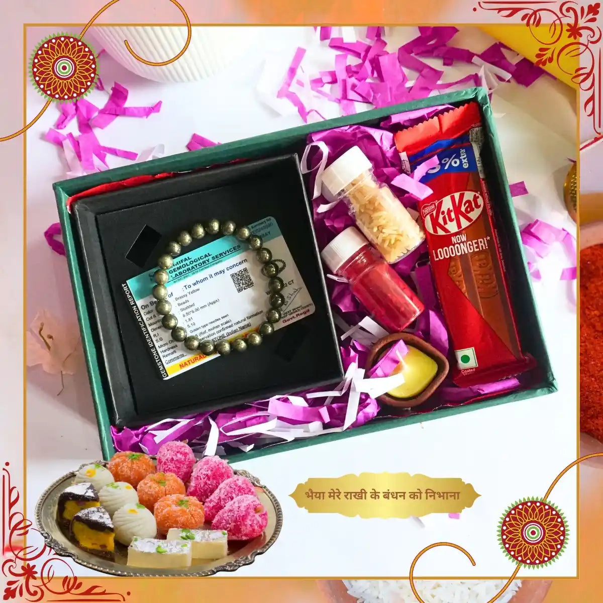 Shakti Gift Combo – Pyrite Bracelet for Strength & Protection