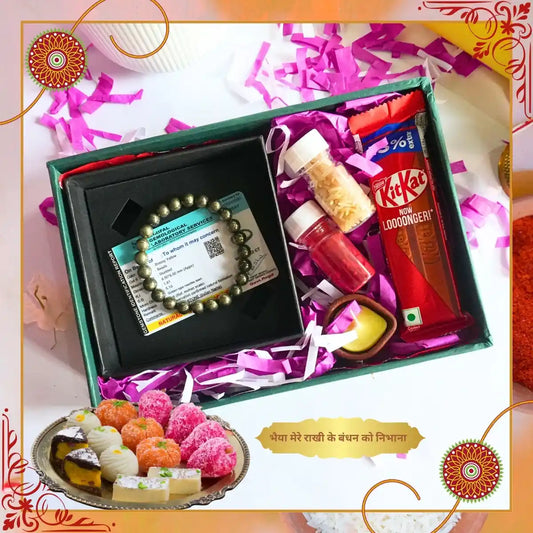 Shakti Gift Combo – Pyrite Bracelet for Strength & Protection