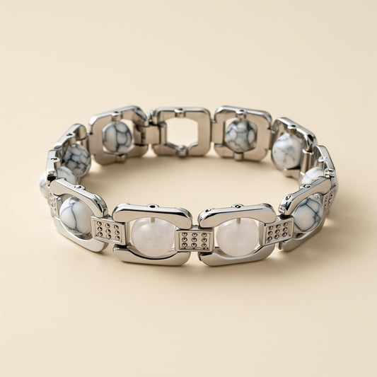 Silver Cancer Zodiac Bracelet