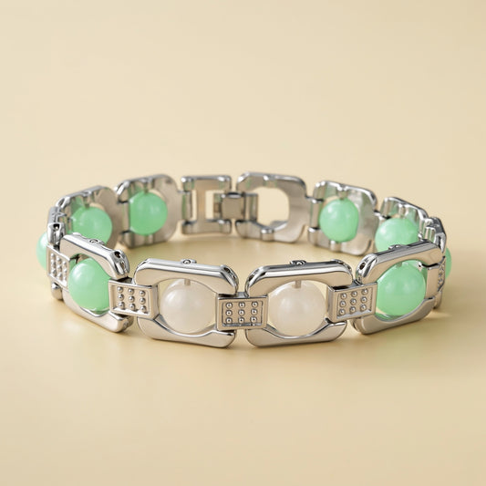 Silver Gemini Zodiac Bracelet