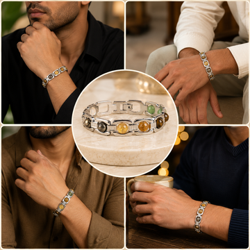 Silver Dhan Yog Bracelet - 4