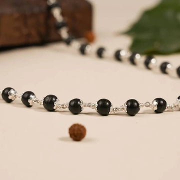 Karungali Mala & Black Multicolour Kirtimukh with Tassel Combo - 5