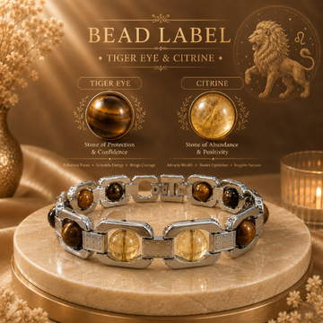 Silver Leo Zodiac Bracelet - 2