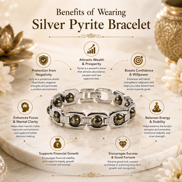 Silver Pyrite Bracelet - 3