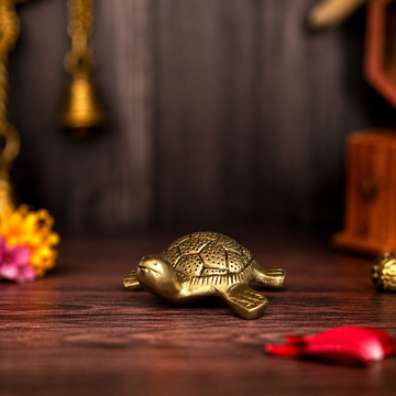 Brass Tortoise – Small (Vastu/Feng Shui) - 1
