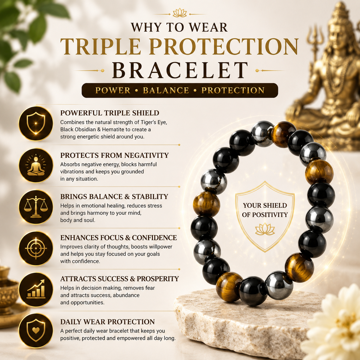 Triple Protection Bracelet