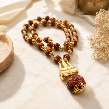 Mahadev Rudraksha Trishul Pendant - 2
