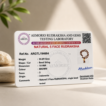 Mahadev Rudraksha Trishul Pendant - 4