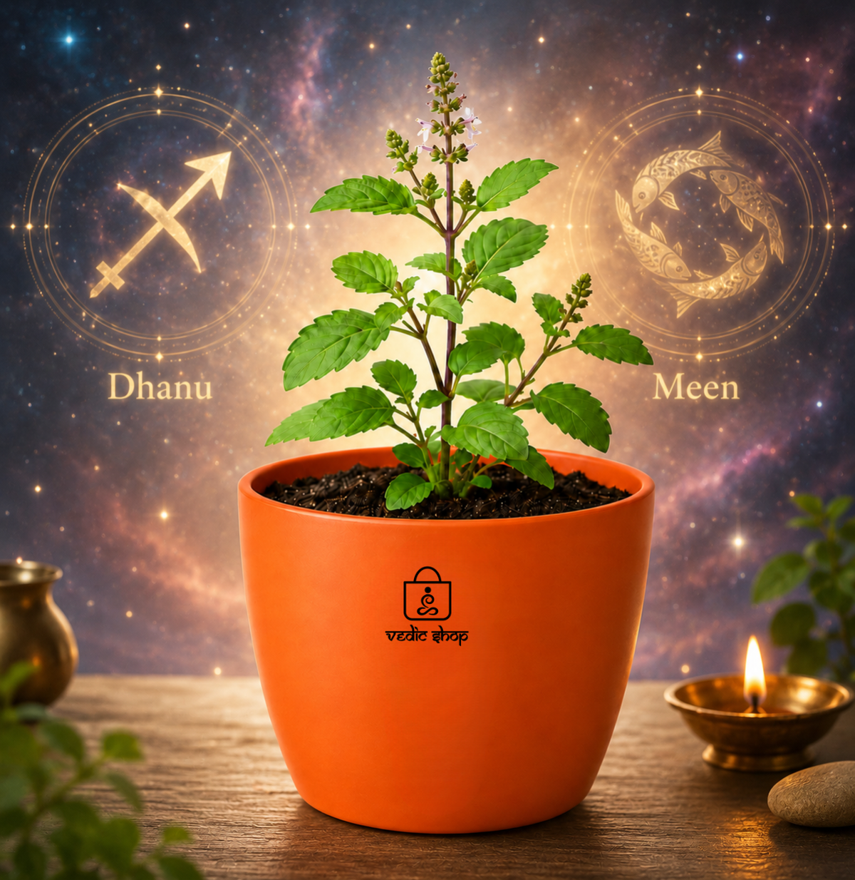 Tulsi — Holy Basil तुलसी (Ocimum sanctum)