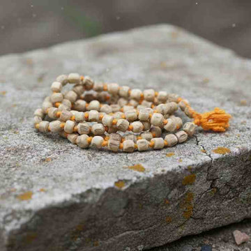 Original Tulsi Kanthi Mala – Sacred Devotional Neck Beads - 1
