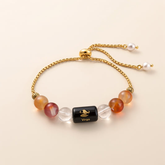 Virgo Zodiac Slider Bracelet for Women